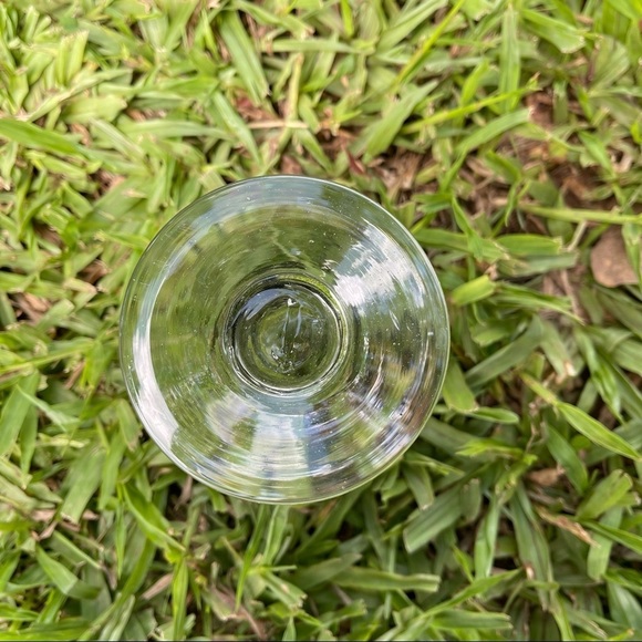 Vintage Heavy Glass Sherbet Dessert Ice Cream Dish with Stem Pedestal Bowl. - Picture 7 of 7